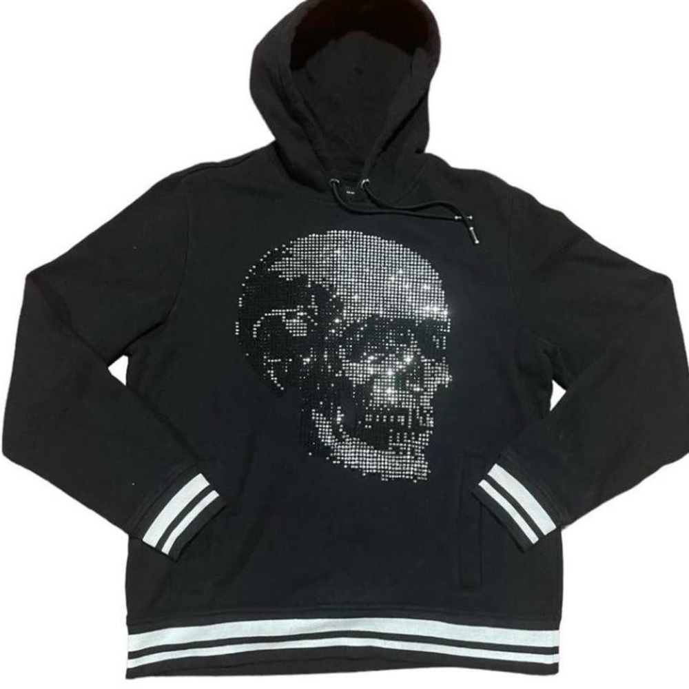 Skull Y2K Rhinestone hoodie